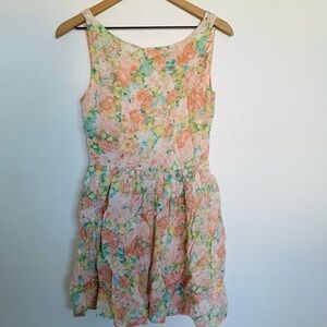 🌾 Super cute peachy skater spring dress 🌾